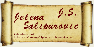 Jelena Šalipurović vizit kartica